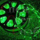 Светодиодный дюралайт 13мм зеленый чейзинг