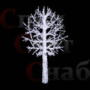 Уличное благоустройство световое дерево "Берёза" белое